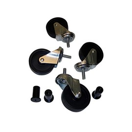 John Dow Industries 17PLP-WH-A Replacement Caster and Nut Set (for Poly Low-Profile Oil Drain), 1 Pack