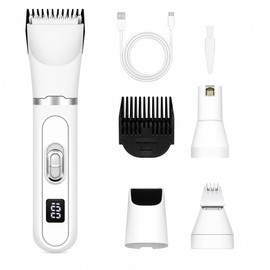 Toolzia 4-in-1 Cordless Pet Grooming Clippers