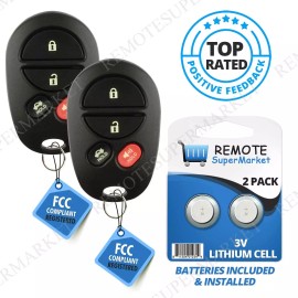 RemoteSuperMarket 2 for Toyota Sienna 2004 2005 2006 2007 2008 2009 Keyless Entry remote key fob
