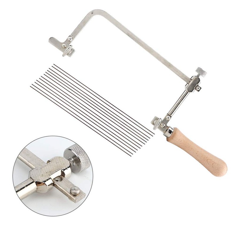 MUNEFE Jewelry Saw, Small Hacksaw, Metal Cutting Saw, Great for