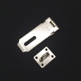 Stainless Steel Everyday Padlock Hasp Latch (4 inch) 4 inch 2ea