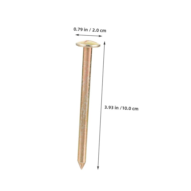 CAXUSD 8pcs Stainless Steel Survey Stakes Garden Stake for Yard