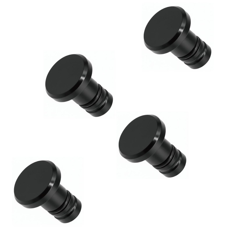 monofive Aluminum Protective Cover 4pcs (for 3.5mm Earphone Jack) Gunmetal