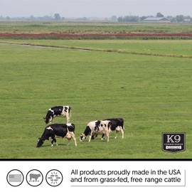 K9 Connoisseur Dog Bones Made in USA for Large Breed Aggressive Chewers All Natural Long Lasting Meaty Mammoth Marrow Filled Bone Chew Treat Best for Dogs Over 50 Pounds - Contender 8 Pack