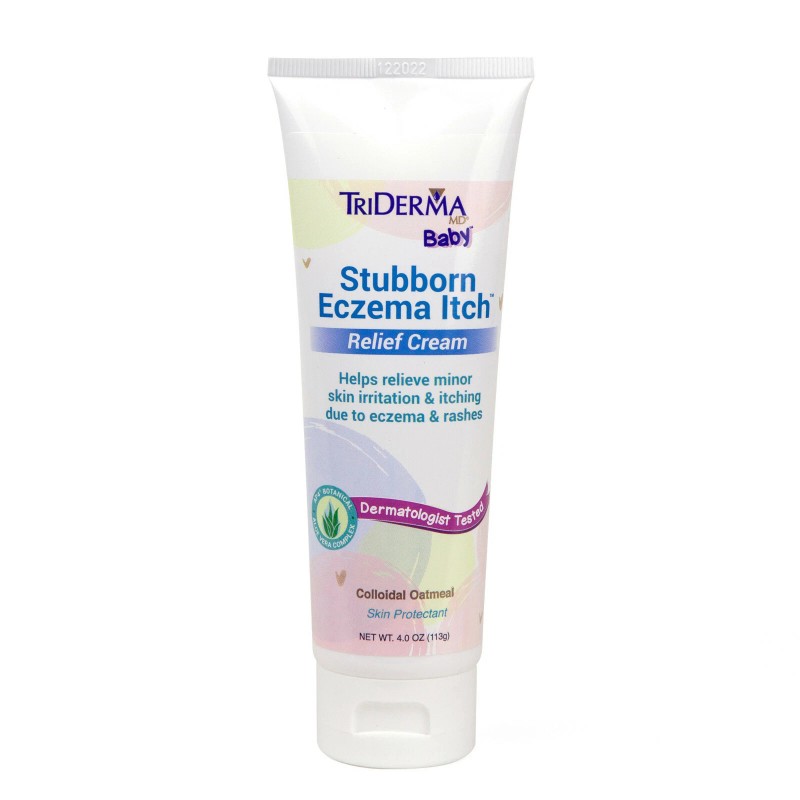 TriDerma Baby Stubborn Eczema Itch Relief Cream Soothing for Sensitive
