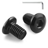 BNUOK M6-1.0 x 10mm Flat Head Hex Socket Cap Screws
