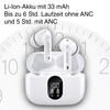 auvisio Wireless Sports Headphones: Wireless In-Ear Headphones with Charging Case,