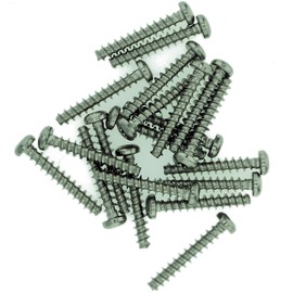 D5 (5mm x 12mm) TX Pan Screws for Plastic - Stainless Steel (A2) (Pack of 20)