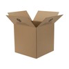 Duck Brand Kraft Corrugated Shipping Boxes, 14" x 14" x