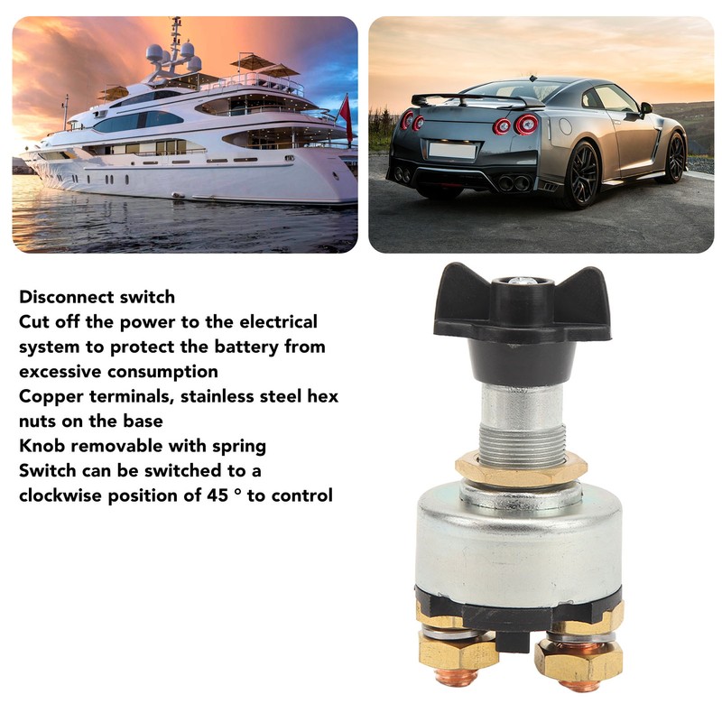 12v 24v Rotary Kill Cut Off Switch On Off 2