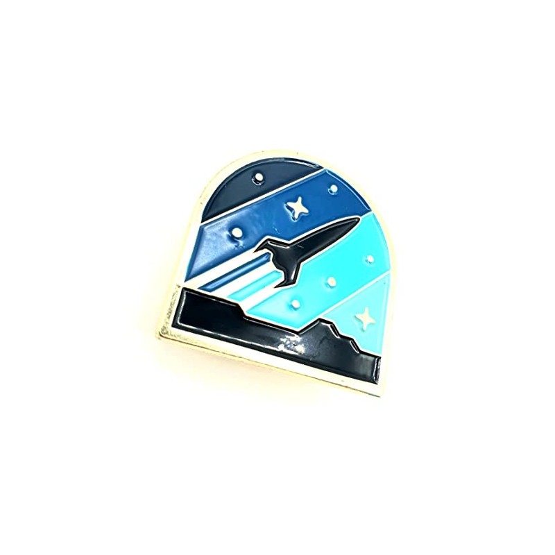 Space Shuttle Launch Metal Enamel Lapel Pin Badge
