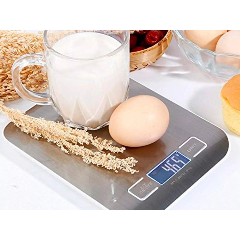 Control Expert Báscula Digital Cocina Inoxidable Pantalla Lcd 5kg/11 Lbs.
