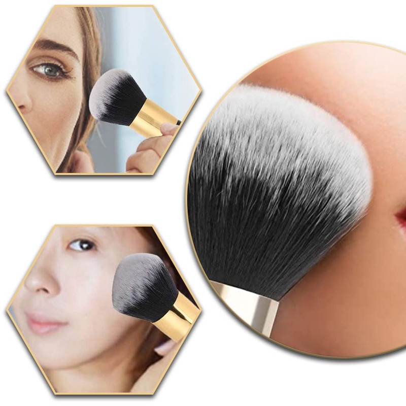 Cosbrutic Blusher Brush Travel Makeup Brushes Large Loose Powder Brush