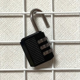 Black 3-Digit Dial Combination Lock Medium 3ea