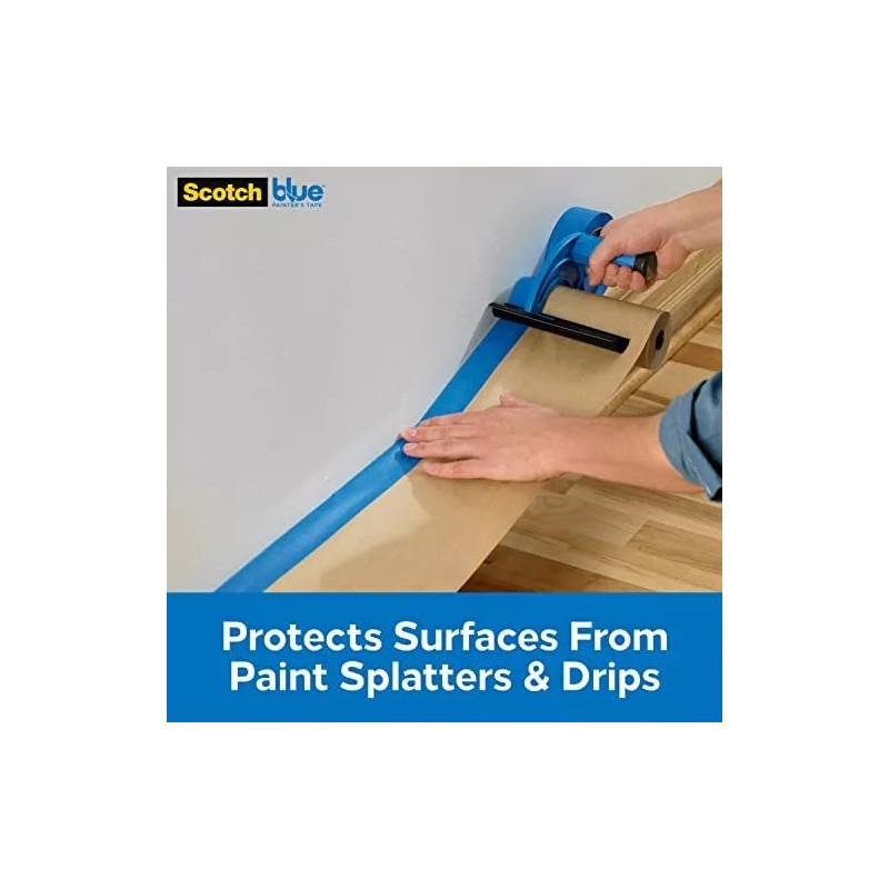Scotchblue Painter Tape And Paper Dispenser Precision Surface Protection Tool