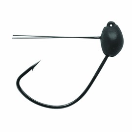 Gamakatsu Wacky Head Jig Hook-(Black, 1/0-3/32)
