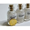  Crystal Clear Quartz Crystal Mini Gemstone Bottles, Many Different