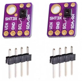 PAMEENCOS 2pcs GY-SHT31-D SHT31-D 3.3V Temperature and Humidity Sensor Module Breakout Digital Output IIC I2C Interface for Arduino