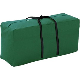 SEIYOGDS Garden Cushion Storage Bag, Waterproof, UV-Resistant, Heavy Duty, Tear-Resistant, Oxford Fabric with Carry Handle, Includes Storage Bag (Green, 116 x 47 x 51 cm)