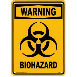 Resident Evil 2 Plastic Message Sign CA-43 [American Interior, Message Signs, American Goods]