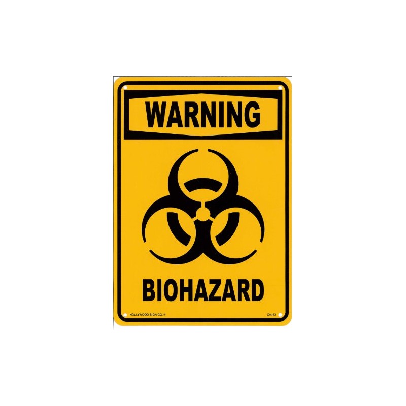Resident Evil 2 Plastic Message Sign CA-43 [American Interior, Message