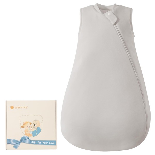 usbettas 1.0 Tog Baby Sleep Sack 3-6 Months, Supersoft Thermostatic