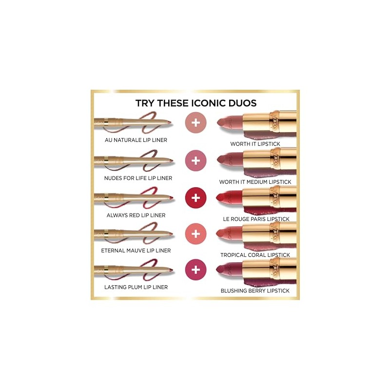 L'Oréal Paris Makeup Colour Riche Original Creamy, Hydrating Satin Lipstick,