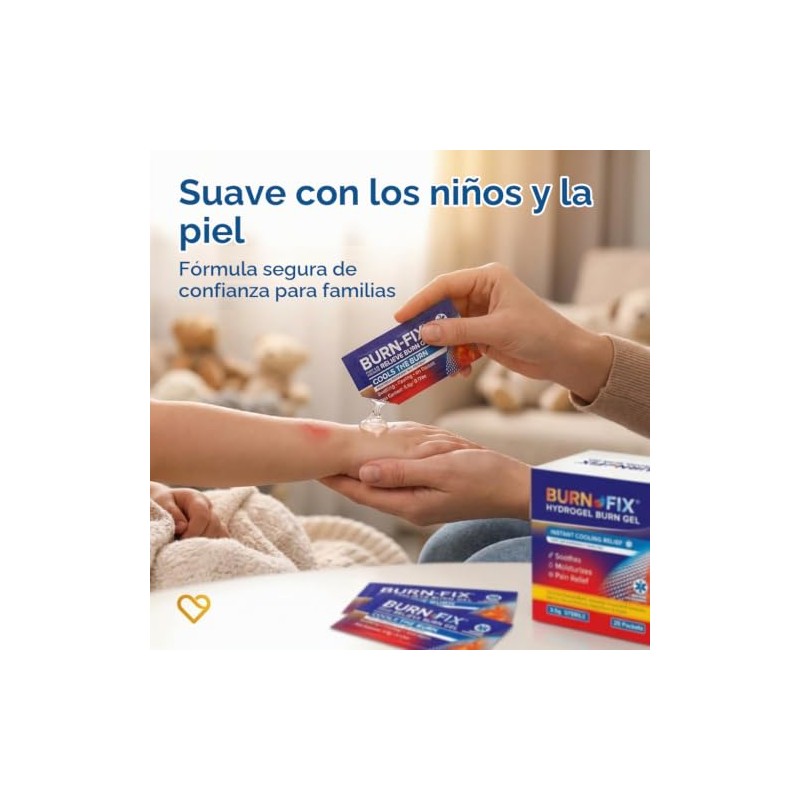 Gel Quemaduras Burnfix Por Sobre Crema Hidrogel Calmante Una Sensación