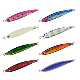 Outlet Ocean Brave [True Solid (1.4 oz (40 g) (without hook) Type A 8 piece set] Lure, Compact Silhouette, For Salt Metal Jig Set