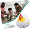 BIUDECO 1pc Lovely Chicken Countdown Timer Cute Mechanical Cooking Timer