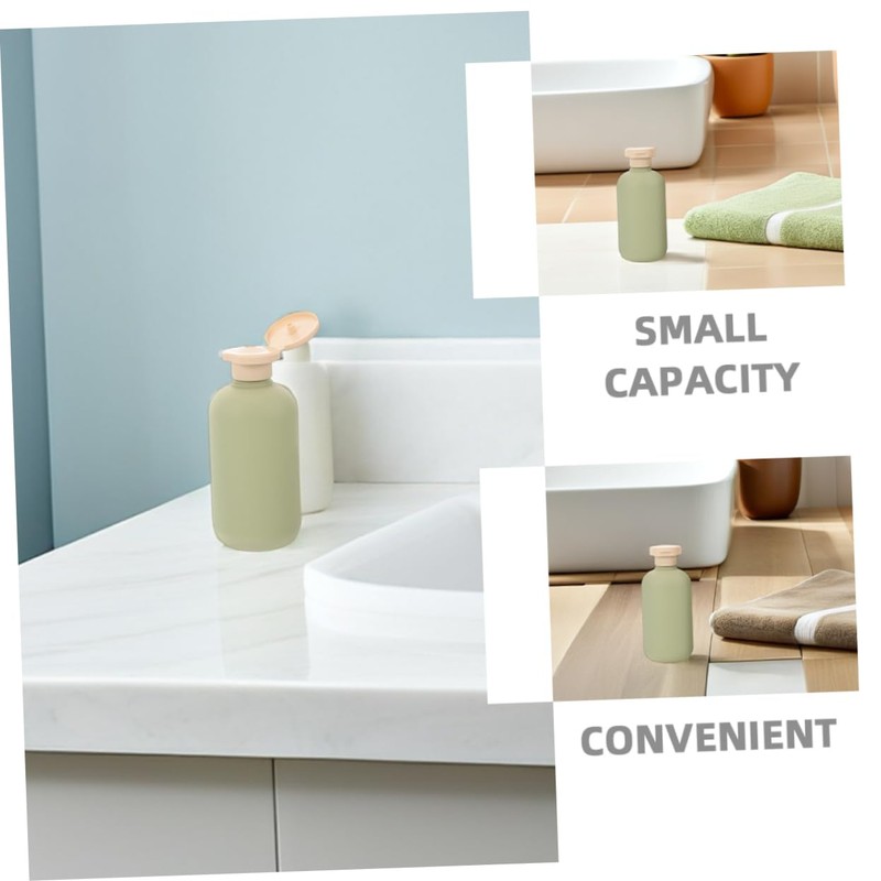 Gatuida 3pcs Portable Travel Shampoo Bottles Lightweight Leakproof Containers with