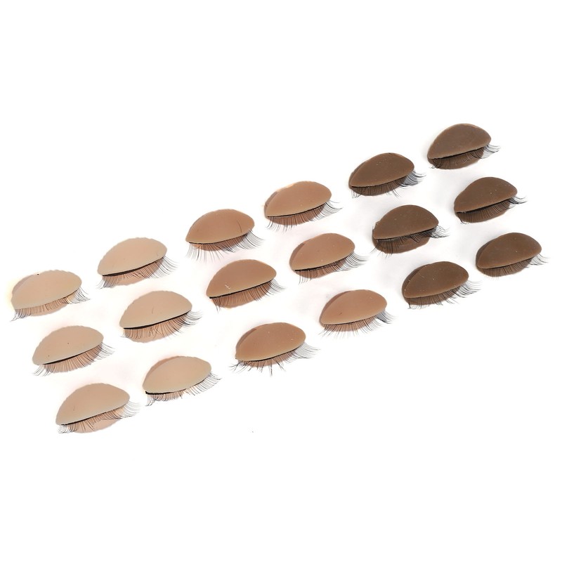 9 Pairs Replaced Eyelids Silicone Removable Eyelids with Lashes for