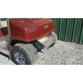 PBR Yamaha G2 G9  Golf Cart Diamond plated Front Bumper Cover polished alum