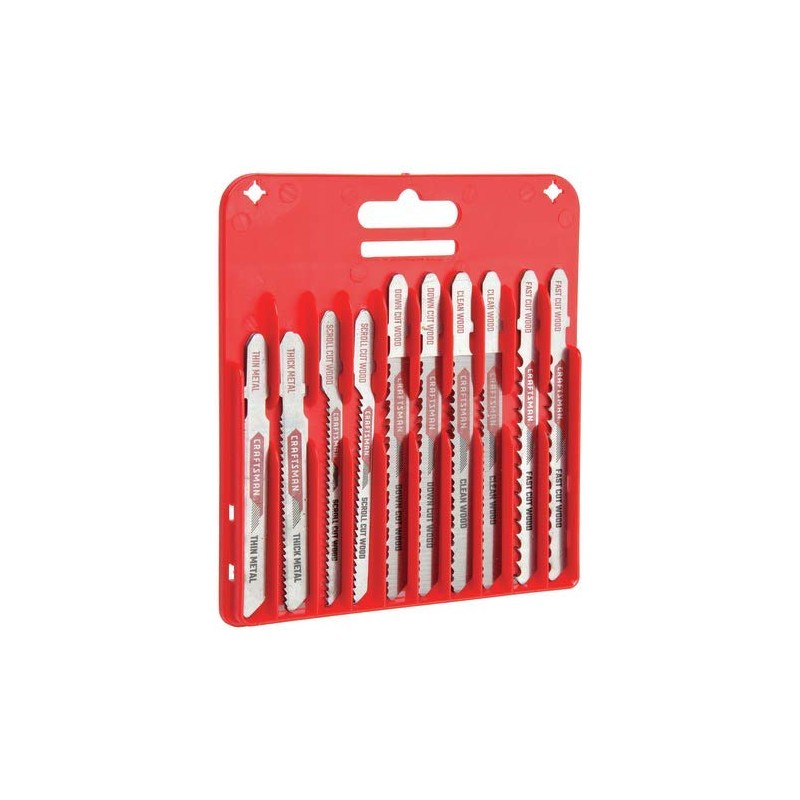 CRAFTSMAN Jigsaw Blades, T-Shank Set, 13-Piece (CMAJ1SET13)