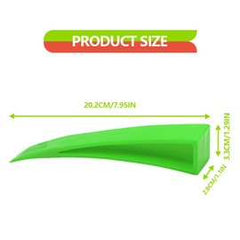 4PCS Window Curved Wedge Paintless Dent Repair Tools (Red & Green), Plastic Paintless Dent Repair Removal Tools, Door Wedge Tool for Repair Auto Car Body and DIY Hand Window Curved Dent Repair Kit