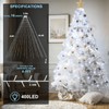 cshare White Christmas Tree Lights, 400LED Christmas Lights for White