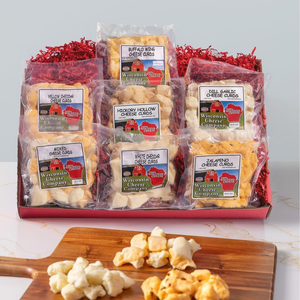Wisconsin Cheese Company - 100% Wisconsin Cheese Curd Variety Sampler