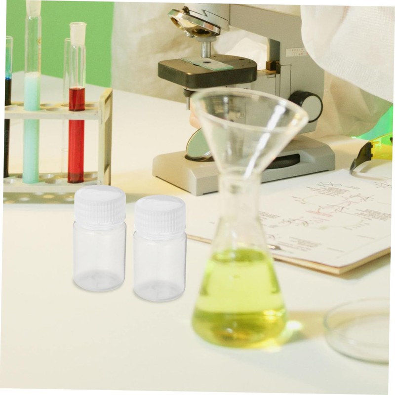 FUNOMOCYA 6Pcs Sealing Liquid Storage Bottles Transparent Sample Containers for