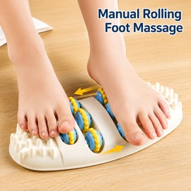Manual Foot Massage Roller for Relaxation – Acupressure Board with Rolling Massage Design for Everyday Home Use
