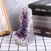 Nupuyai Amethyst Druze Large Crystal Rough Stone Decoration, Natural Amethyst