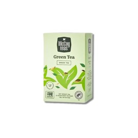 McCoy Teas Green Tea Bags Individually Wrapped Collection with Premium Tea from Sri Lanka, 20 Enveloped Double Chamber (Pack of 01)