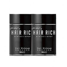 Hairich 박명수 헤어리치 흑채 2개 [검정색 + 사은품(어깨덮개/미니볼륨)] Park Myung-soo Hair Rich Hair Color 2 Pieces [Black + Bonus (Shoulder Cover/Mini Volume)]