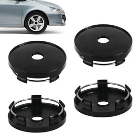 Hub Caps Compatible with 60 mm Wheel Hub Caps ABS Hub Caps Wheel Hub Caps Wheel Hub Caps with Slotted Screwdriver Pack of 4