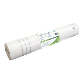 50 m² Plaster Fabric, 110 g/m² Fibreglass Fabric, Reinforcement Fabric for Exterior Façade and Interior Walls, Crack-Resistant and Very Sturdy, 5.5 kg