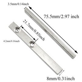 Meuey Lyot H 3785 Inclined Window Spiral Balance Pivot Rod H 3785 Tilt Window Spiral Balance Pivot Lock Shoe Tilt Window Attachment-2PCS