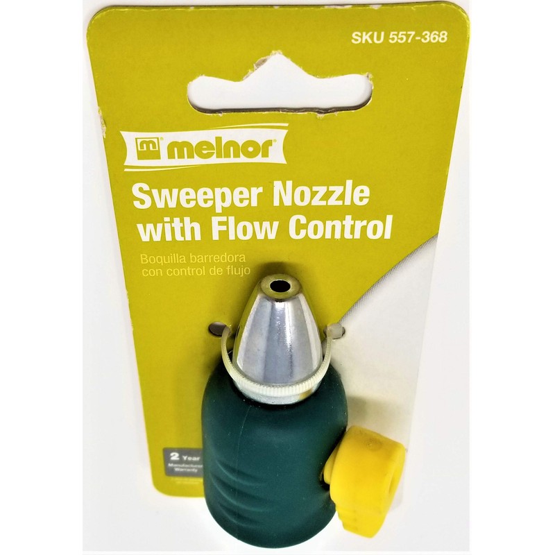 Metal Sweeper Nozzle with Flow Control