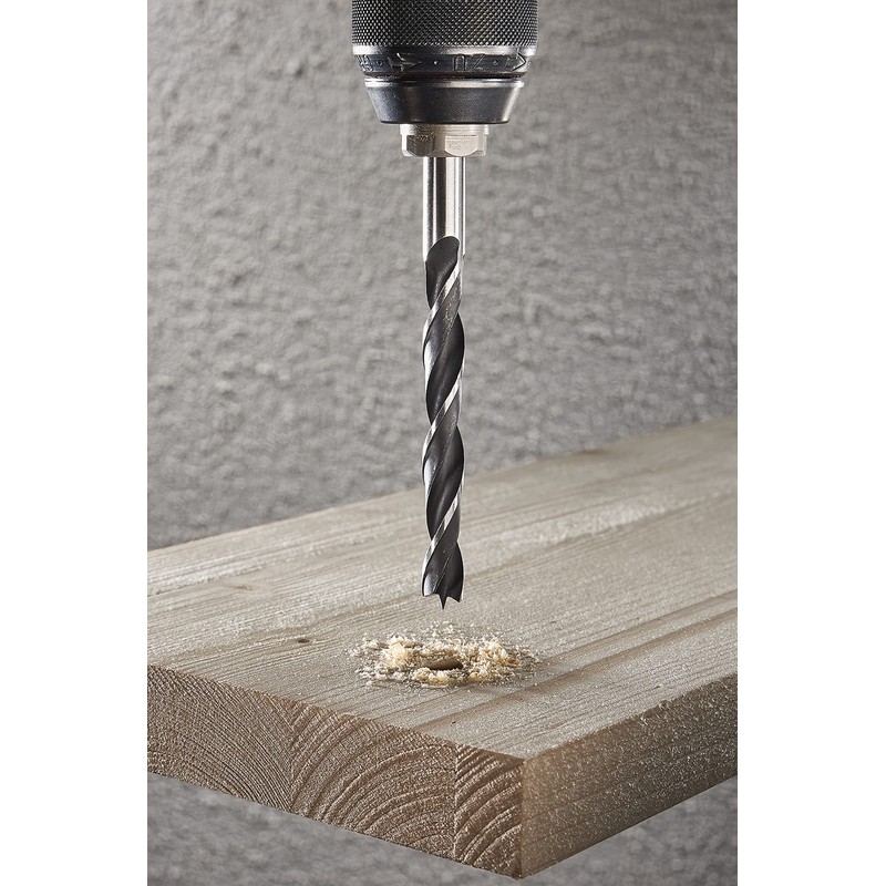 wolfcraft CV Wood Twist Drill Bit I 7608010 I For