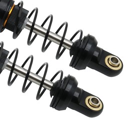 RXZIXYL 4-Pack Front Rear RC Shock Absorber 70mm 80mm 90mm 100mm 110mm 120mm Adjustable Assembled Spring Damper Axial SCX10 Oil Damper for 1/10 RC Crawler Car AXI03007 RBX10 D90 TRX4…