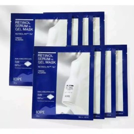 IOPE 아이오페 레티놀 세럼 인 겔 마스크30g x4매+증 정 30g x4매 Iope Retinol Serum in Gel Mask 30g x 4 sheets + Extra 30g x 4 sheets