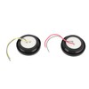 4pcs 2in Round LED Indicator Light Side Marker Lamp Red